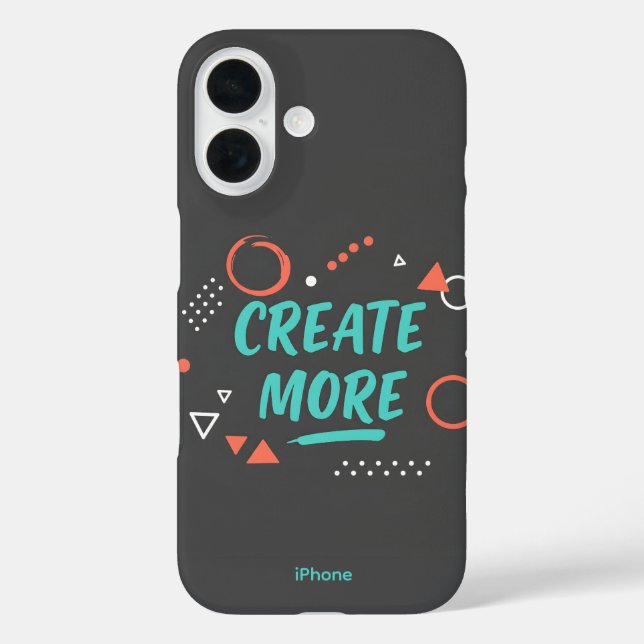 CREAR MÁS Funda para iPhone 16 (Reverso )