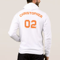 Crear nombre de jugador Número de Jersey Mens Zip