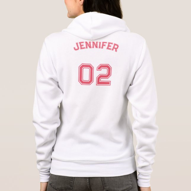 Crear nombre de jugador Número de Jersey Mujeres C (Reverso)