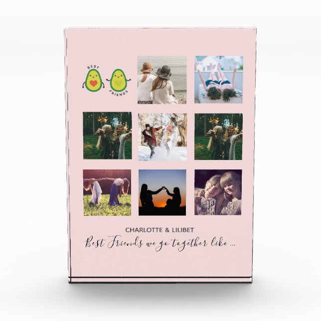Crear propios regalos de Collage de fotos BFF - Ve (Anverso)