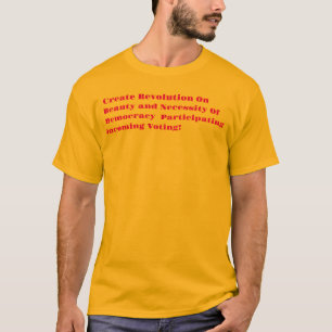Crear revolución en camiseta