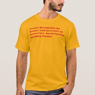 Crear revolución en camiseta