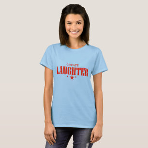 Crear risa, agregar texto, camiseta