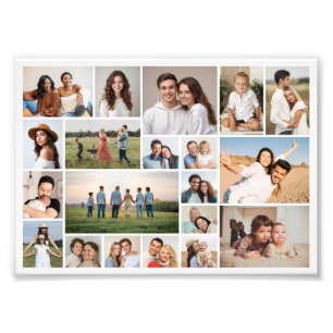 Crear su propia ampliación de foto de 20 Collages 