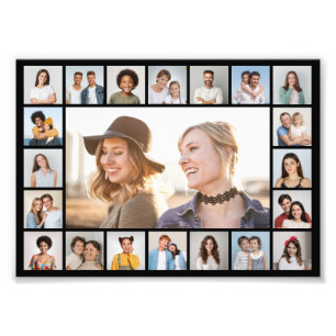 Crear su propia ampliación de foto de 21 Collages 