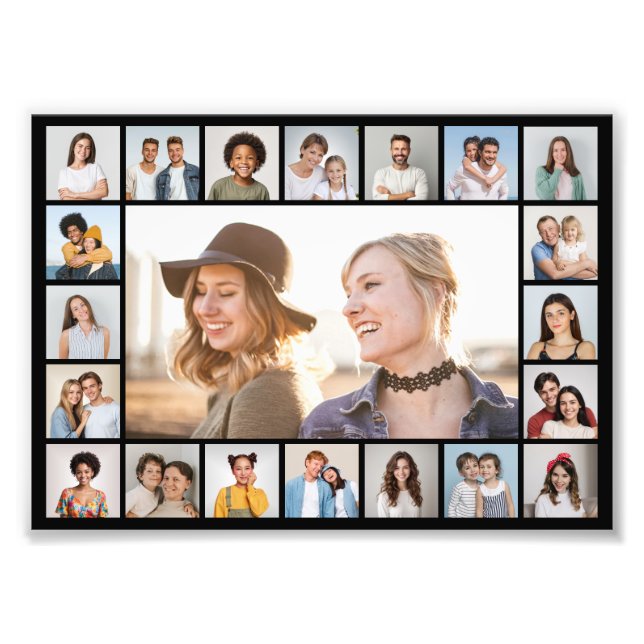 Crear su propia ampliación de foto de 21 Collages  (Frente)