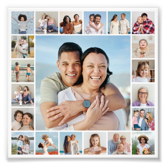 Crear su propia ampliación de foto de 21 Collages  (Frente)