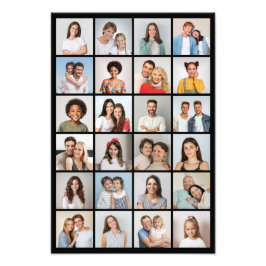 Crear su propia ampliación de foto de 24 Collages 