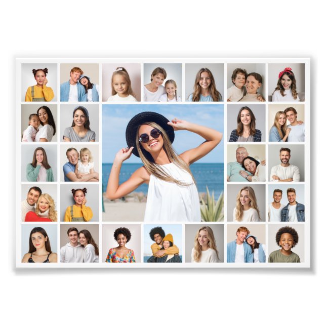 Crear su propia ampliación de foto de 27 Collages  (Frente)