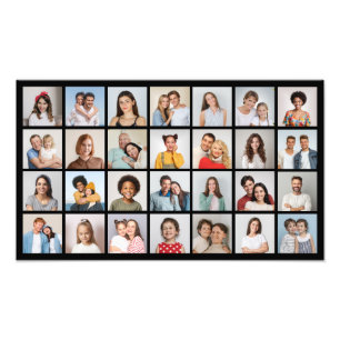Crear su propia ampliación de foto de 28 Collages