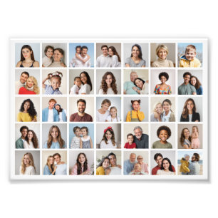 Crear su propia ampliación de foto de 35 Collages 