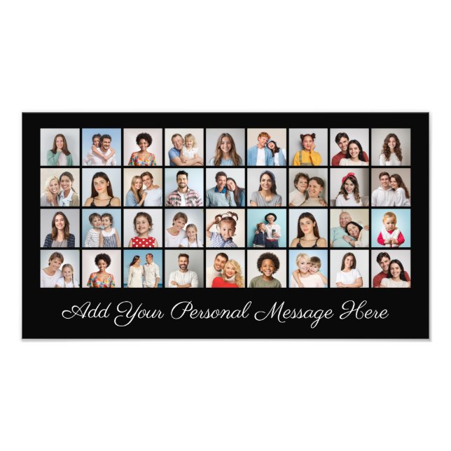 Crear su propia ampliación de foto de 36 Collages  (Frente)