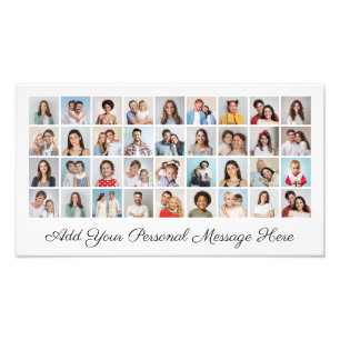 Crear su propia ampliación de foto de 36 Collages 