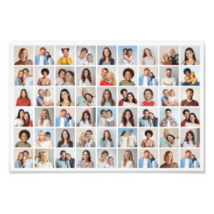 Crear su propia ampliación de foto de 54 Collages 
