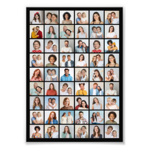 Crear su propia ampliación de foto de 54 Collages 