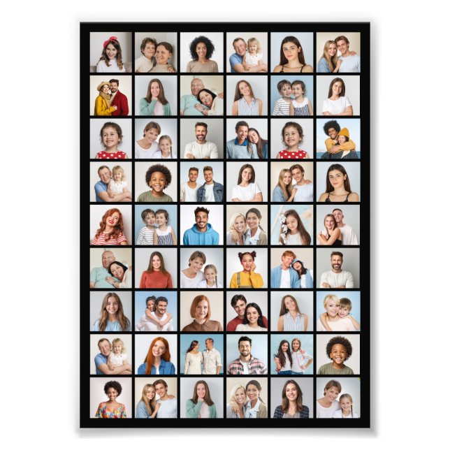 Crear su propia ampliación de foto de 54 Collages  (Frente)