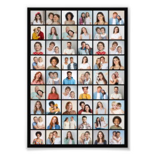 Crear su propia ampliación de foto de 54 Collages 
