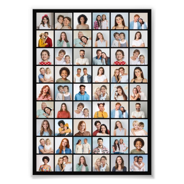 Crear su propia ampliación de foto de 54 Collages  (Frente)