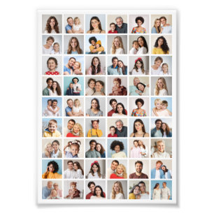 Crear su propia ampliación de foto de 54 Collages