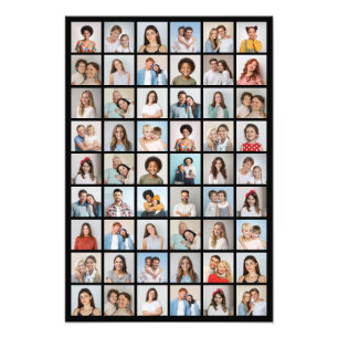 Crear su propia ampliación de foto de 54 Collages 