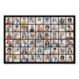 Crear su propia ampliación de foto de 54 Collages 