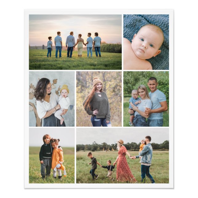 Crear su propia ampliación de foto de 7 Collages d (Frente)