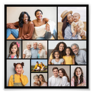 Crear su propia ampliación de fotos de 10 Collages