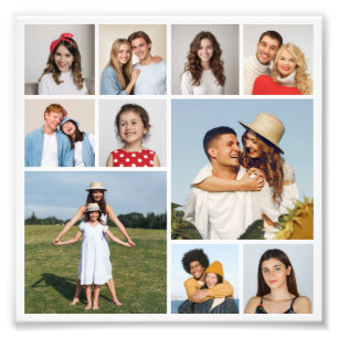 Crear su propia ampliación de fotos de 10 Collages