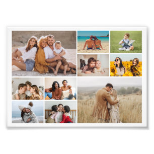 Crear su propia ampliación de fotos de 10 Collages