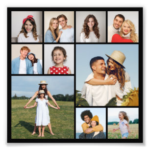 Crear su propia ampliación de fotos de 10 Collages