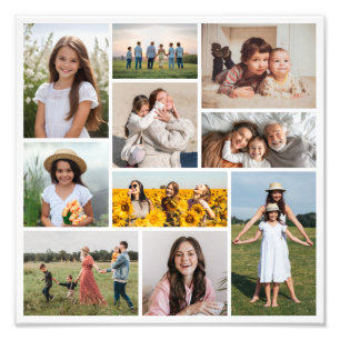 Crear su propia ampliación de fotos de 10 Collages