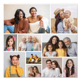 Crear su propia ampliación de fotos de 10 Collages