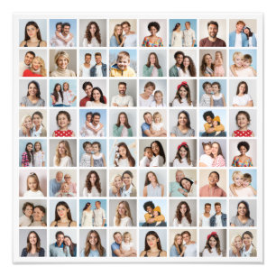 Crear su propia ampliación de fotos de 64 Collages