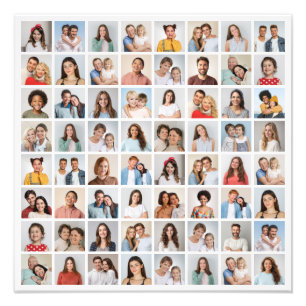 Crear su propia ampliación de fotos de 64 Collages