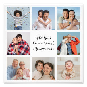 Crear su propia ampliación de fotos de 8 Collages