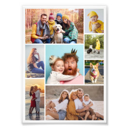 Crear su propia ampliación de fotos de 8 Collages