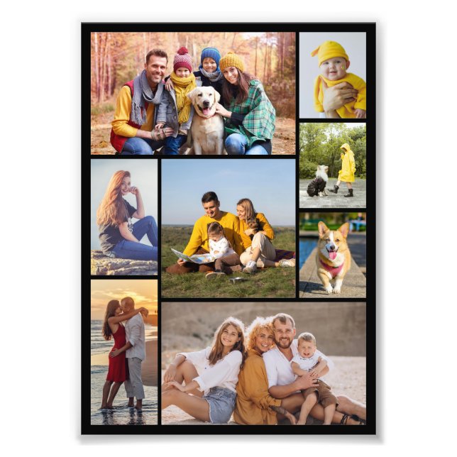 Crear su propia ampliación de fotos de 8 Collages  (Frente)