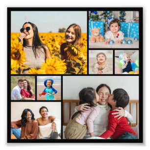 Crear su propia ampliación de fotos de 8 Collages