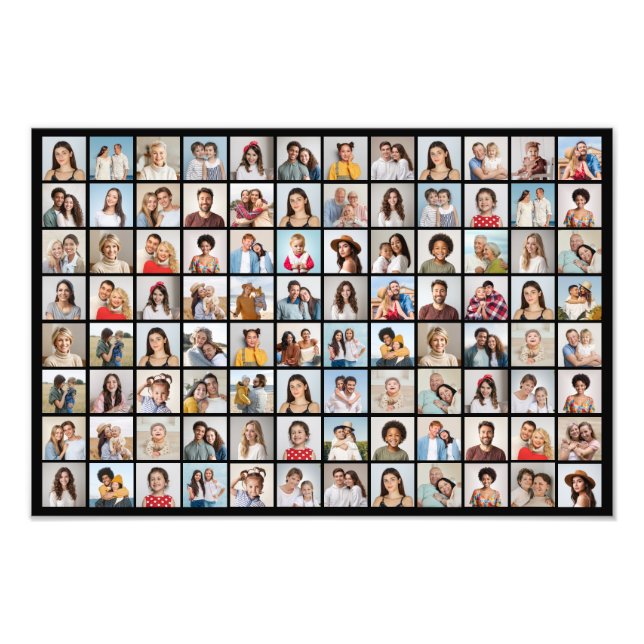 Crear su propia ampliación de fotos de 96 Collages (Frente)