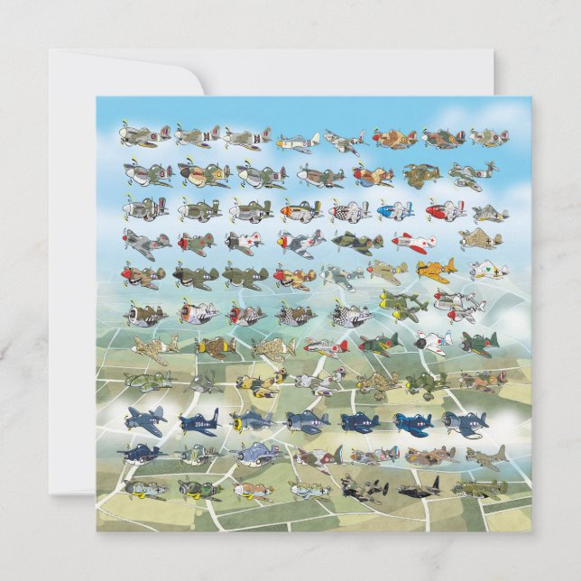 crear su propia caricatura de avión (Anverso)