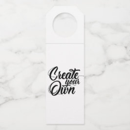 Crear su propia etiqueta - Botella