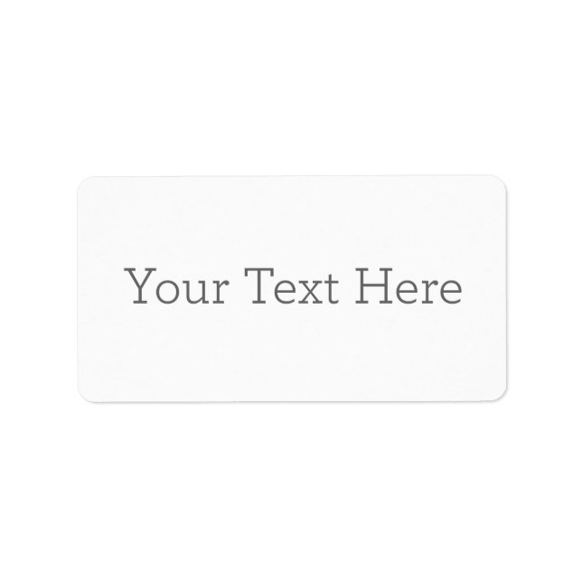 Etiquetas de dirección (Frente)