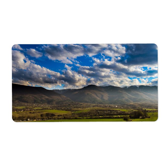 Crear su propia etiqueta de envío de fotos, planti (Frente)