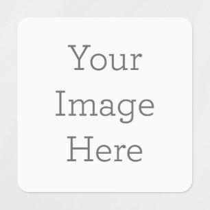 Crear su propia etiqueta de ropa cuadrada pequeña