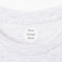 Crear su propia etiqueta de ropa de círculo pequeñ