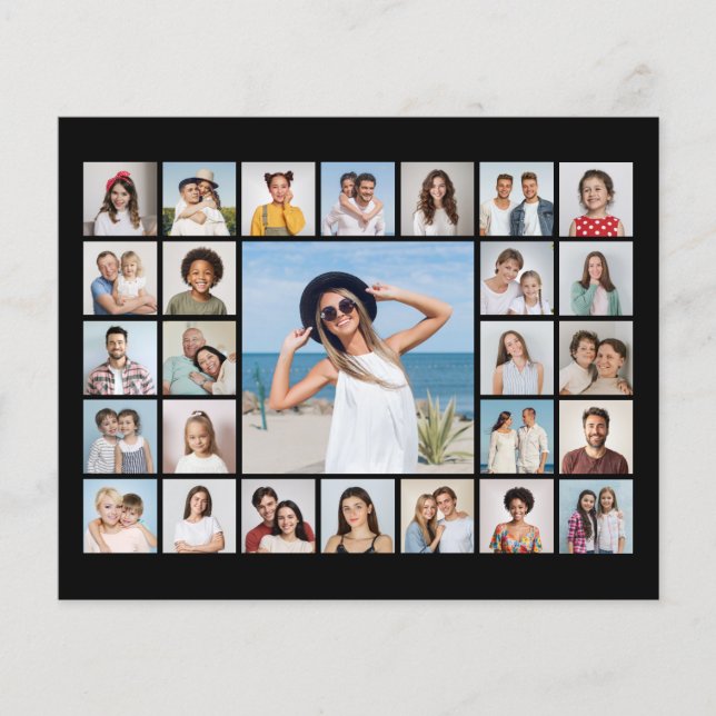 Crear su propia hoja de papel de 27 Collages de fo (Anverso)