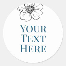 crear su propia imagen pegatina de texto bebé azul