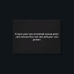 Crear su propia impresión de lienzo estirado<br><div class="desc">Sissy Pesticide, "el arte del pop" En la vena de Shock Rockers (un tipo raro con un apodo de niña) ¡acá viene el pintor de horror Sissy Pesticide! El trabajo de Sissy está inspirado en píldoras y alcohol, música grandiosa, películas de terror, crimen vintage, atrevida traviesa, con un borde de...</div>