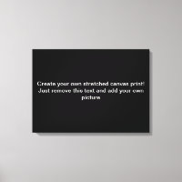 Crear su propia impresión de lienzo estirado