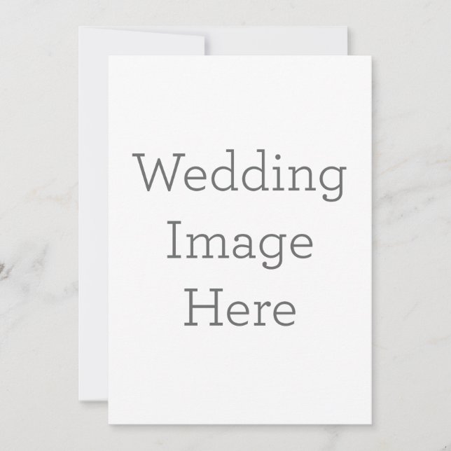 Invitación plana, Tamaño: 12,7 cm x 17,8 cm, Papel: Mate Signatura, Esquinas: Cuadrada, Sobres: Blanco, Calidad de impresión: Estándar (Anverso)